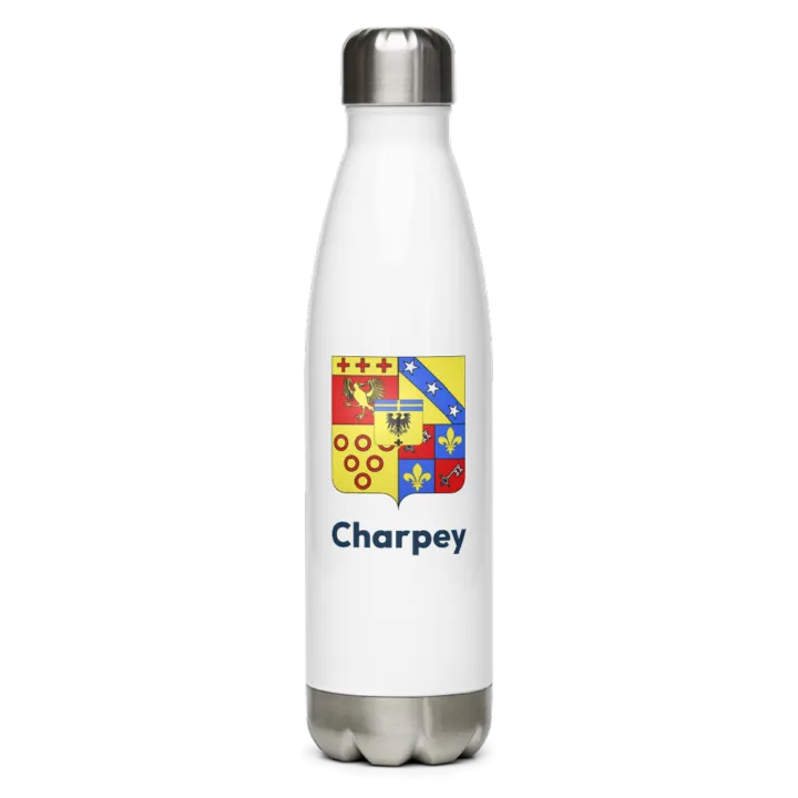 Gourde inox blason de Charpey