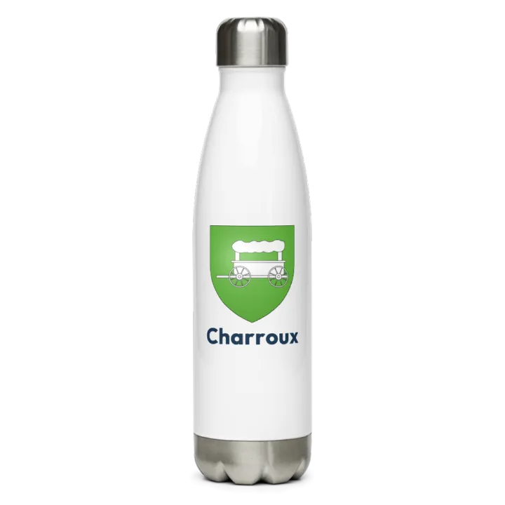Gourde inox blason de Charroux