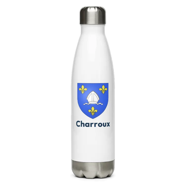 Gourde inox blason de Charroux