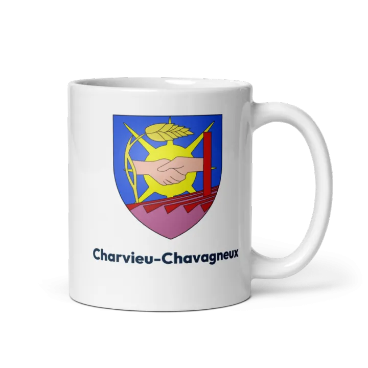 Mug blason de Charvieu-Chavagneux