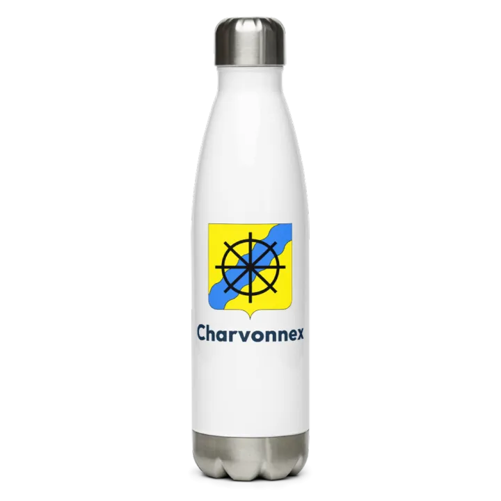 Gourde inox blason de Charvonnex