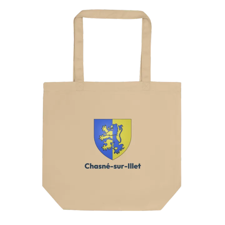 Tote bag coton bio — blason de Chasné-sur-Illet