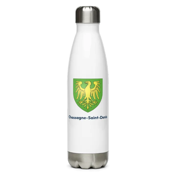 Gourde inox — blason de Chassagne-Saint-Denis