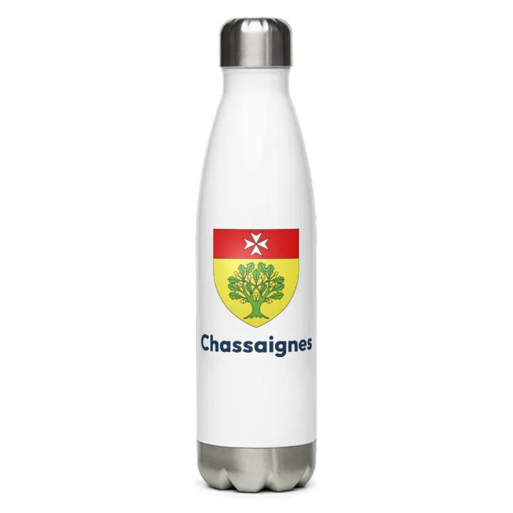 Gourde inox blason de Chassaignes