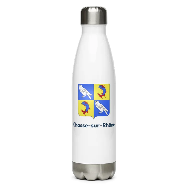 Gourde inox blason de Chasse-sur-Rhône