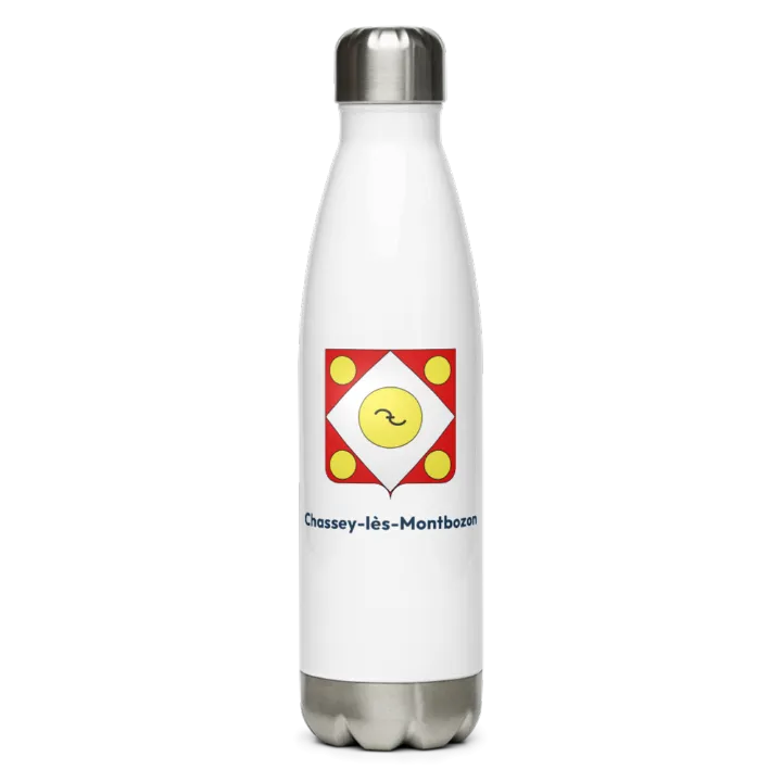 Gourde inox blason de Chassey-lès-Montbozon