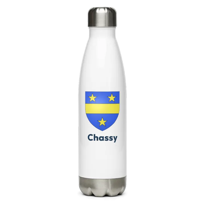 Gourde inox blason de Chassy