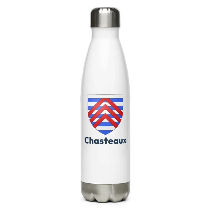Gourde inox blason de Chasteaux