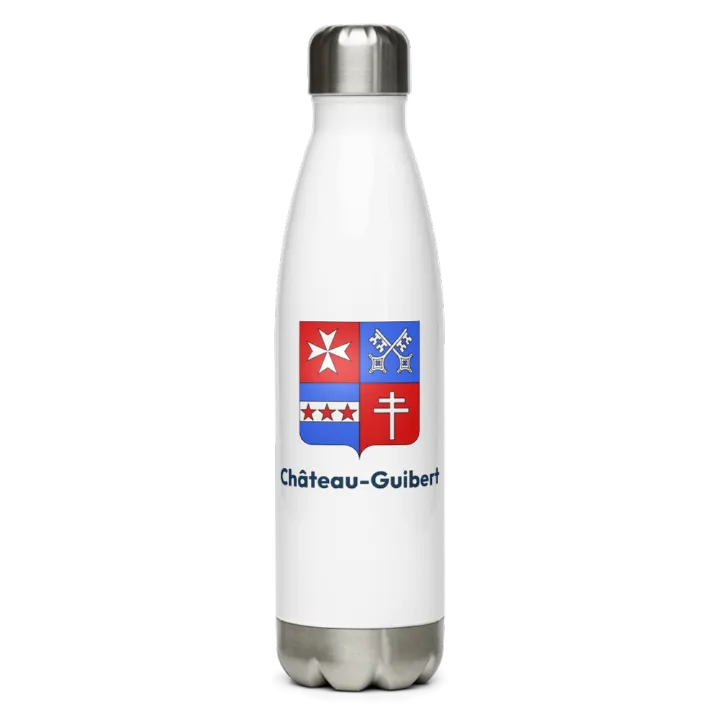 Gourde inox blason de Château-Guibert