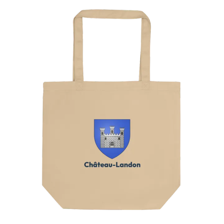 Tote bag coton bio — blason de Château-Landon