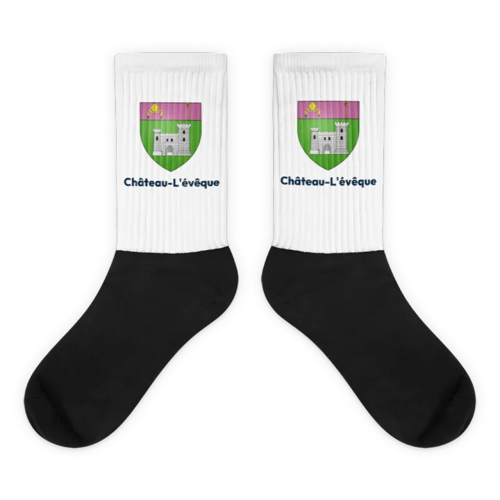 Chaussettes — blason de Château-l'Évêque