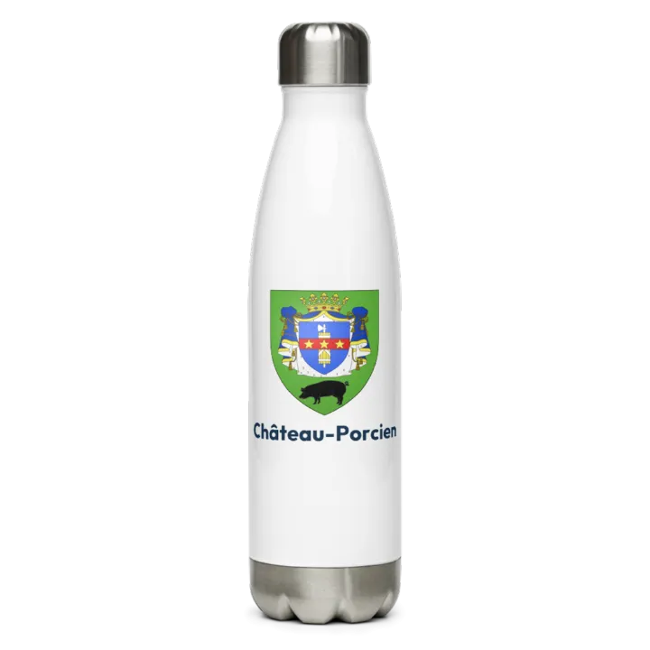 Gourde inox blason de Château-Porcien