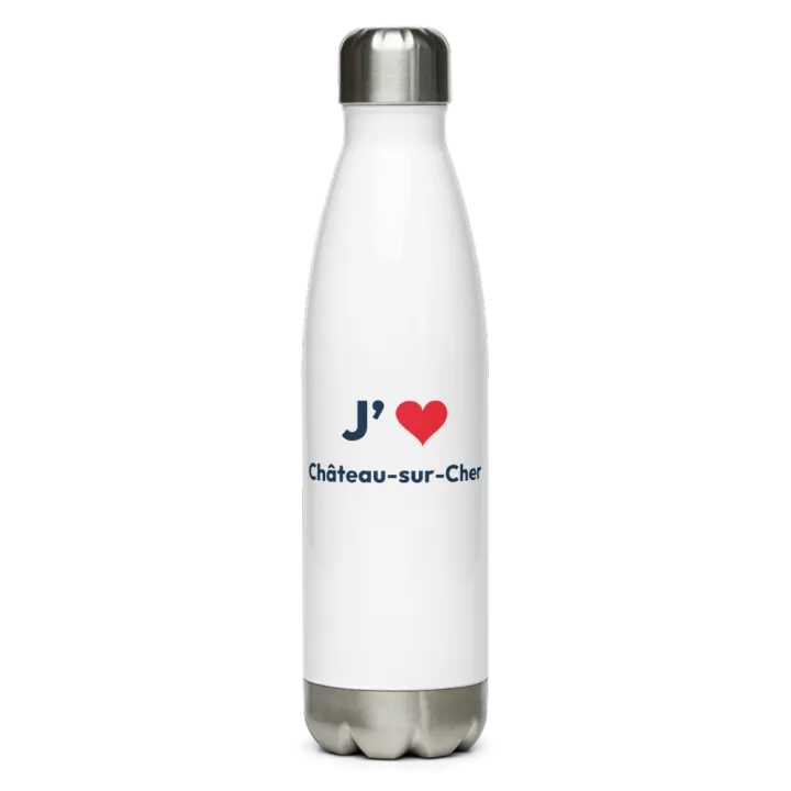 Gourde inox « J’❤ Château-sur-Cher »