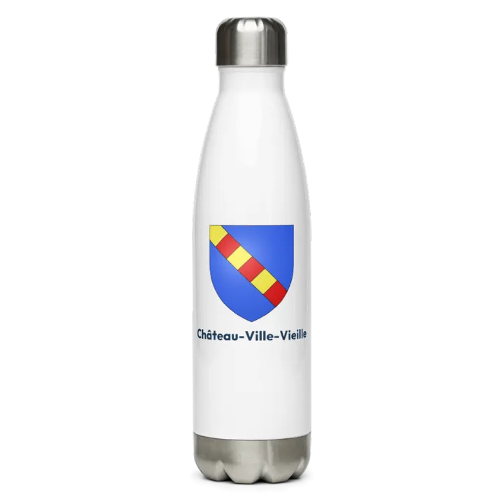 Gourde inox blason de Château-Ville-Vieille