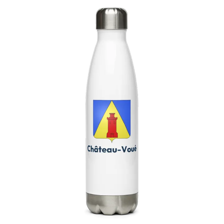 Gourde inox blason de Château-Voué