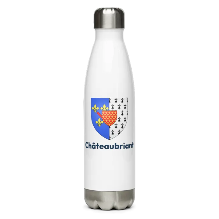 Gourde inox blason de Châteaubriant