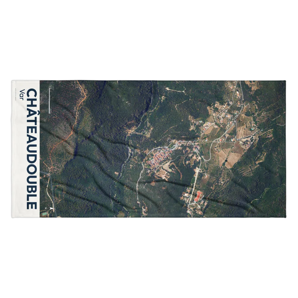 Serviette cartographique — carte de Châteaudouble