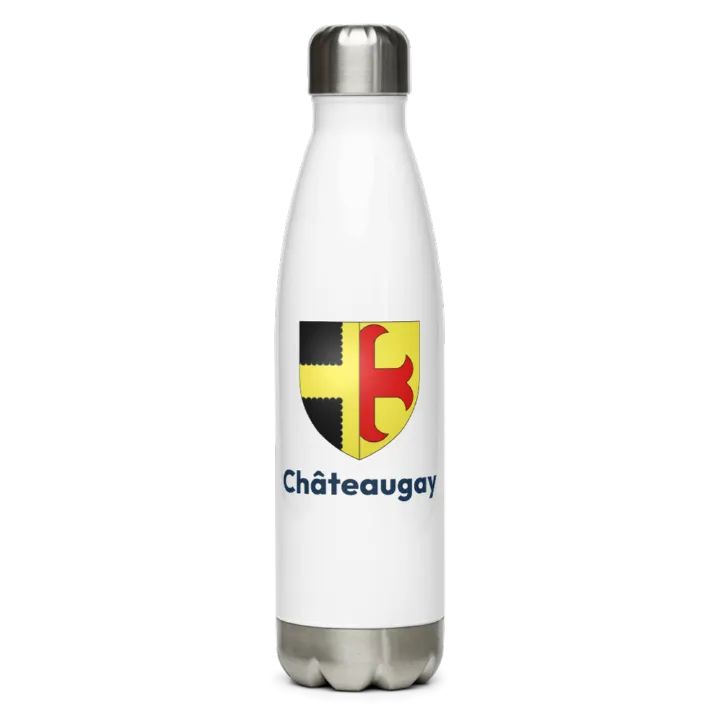 Gourde inox blason de Châteaugay