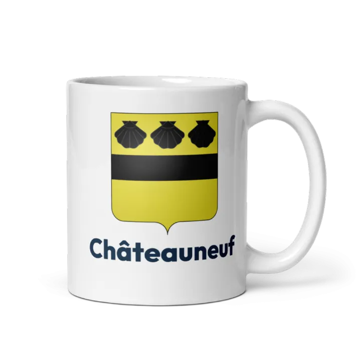 Mug blason de Châteauneuf