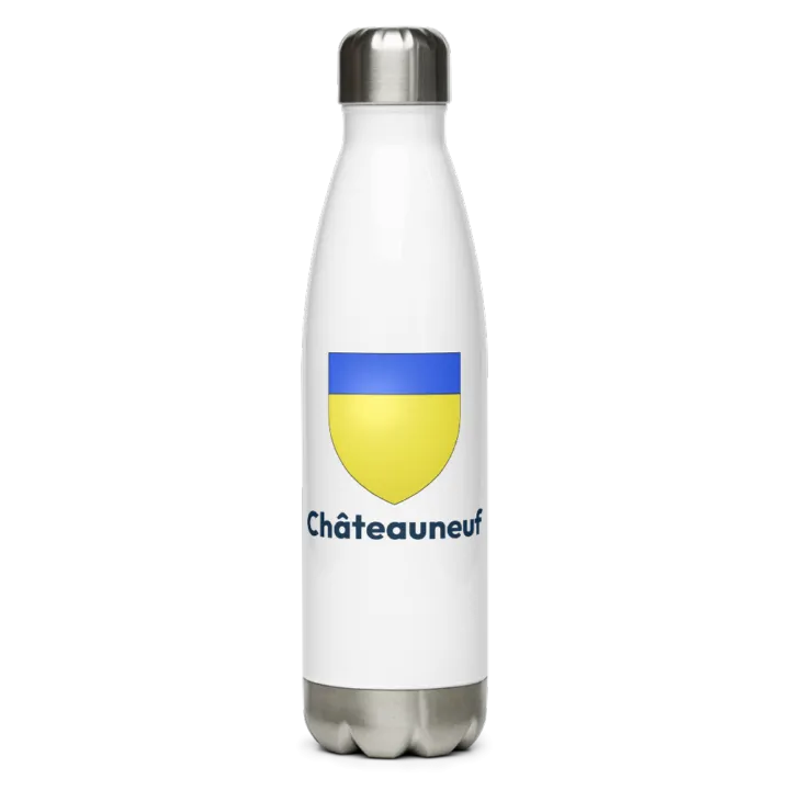 Gourde inox blason de Châteauneuf