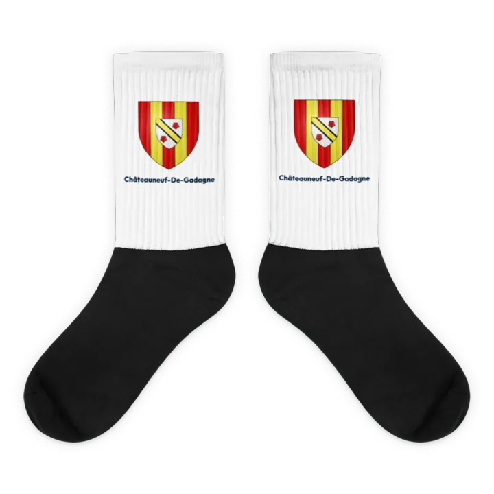 Chaussettes — blason de Châteauneuf-de-Gadagne