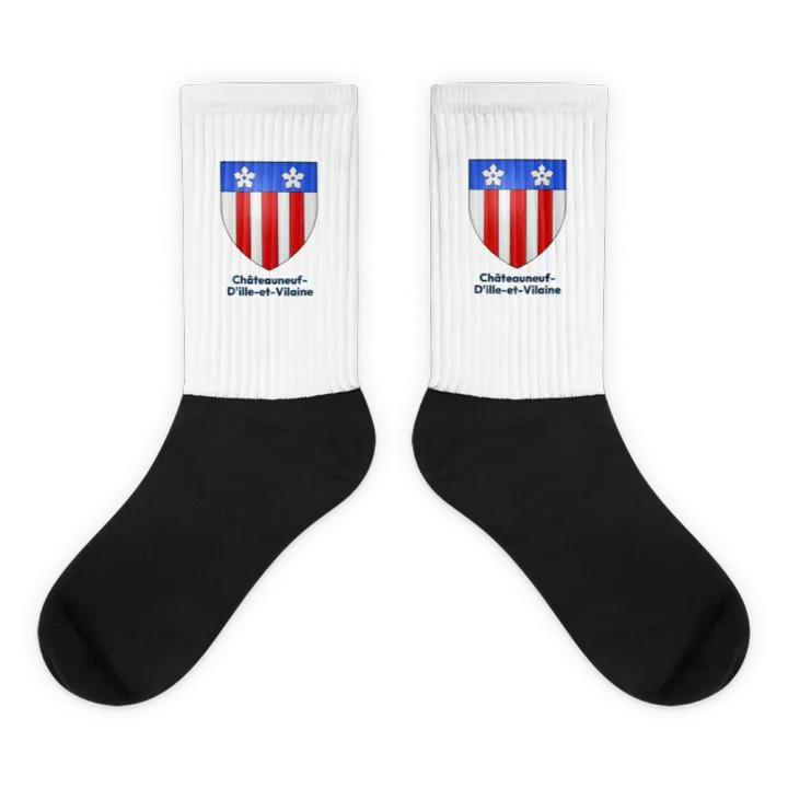 Chaussettes — blason de Châteauneuf-d'Ille-et-Vilaine