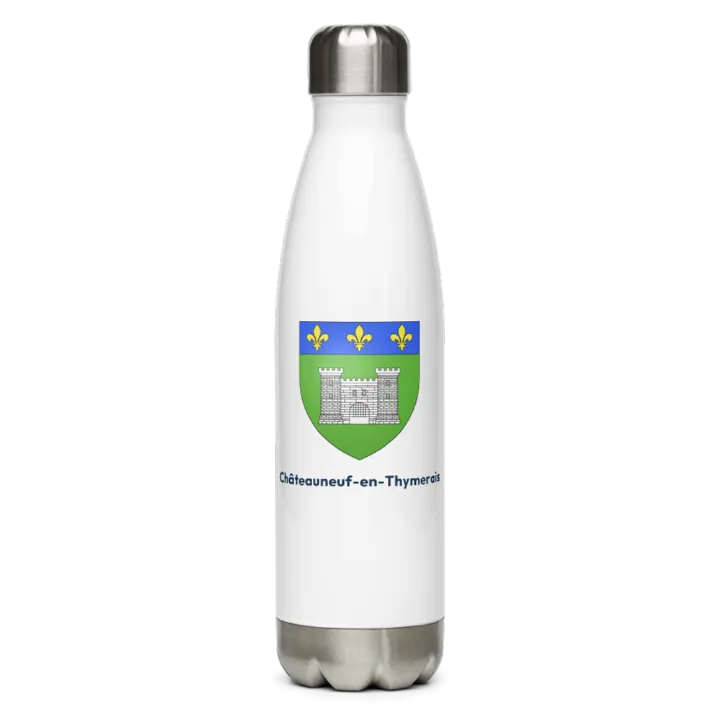 Gourde inox — blason de Châteauneuf-en-Thymerais