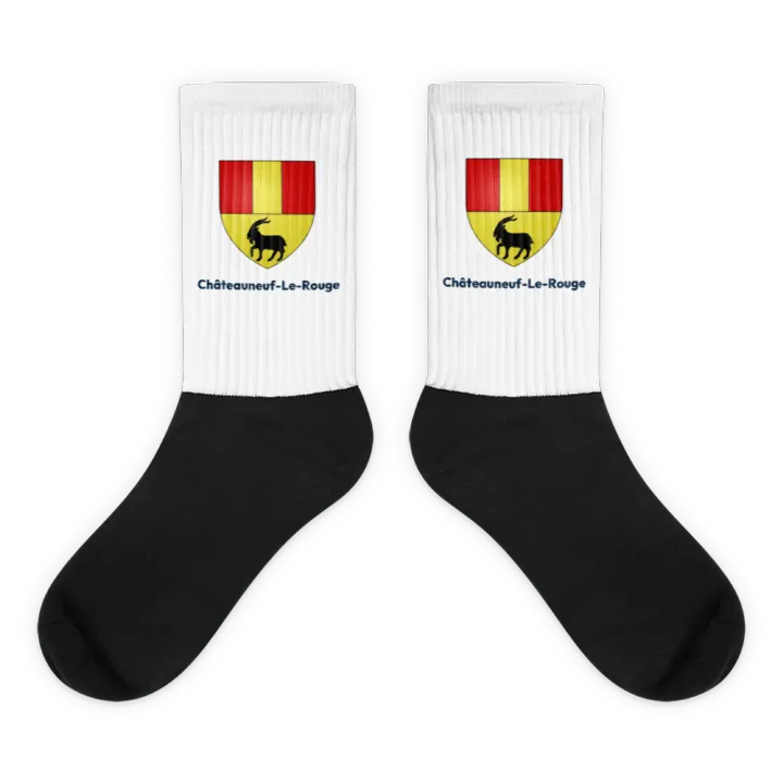 Chaussettes — blason de Châteauneuf-le-Rouge