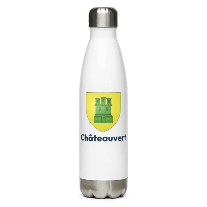 Gourde inox blason de Châteauvert