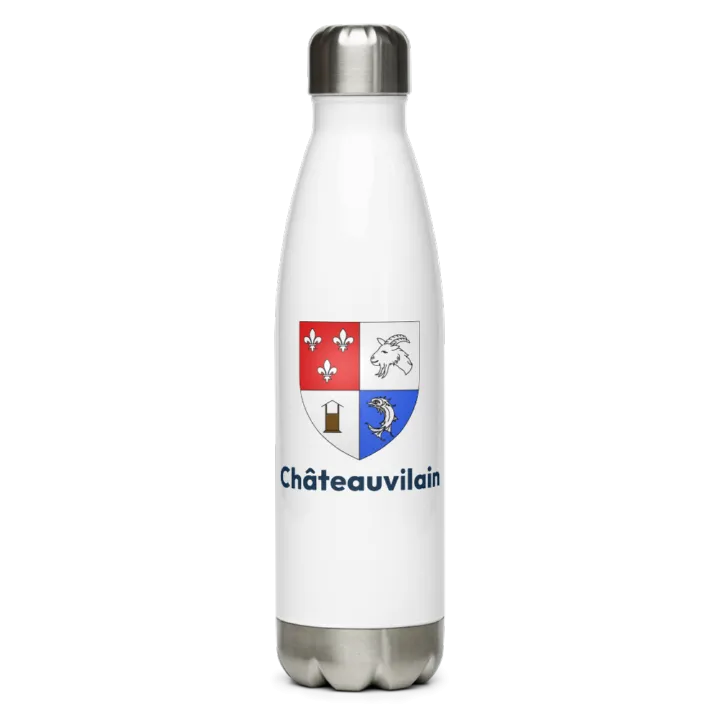 Gourde inox blason de Châteauvilain