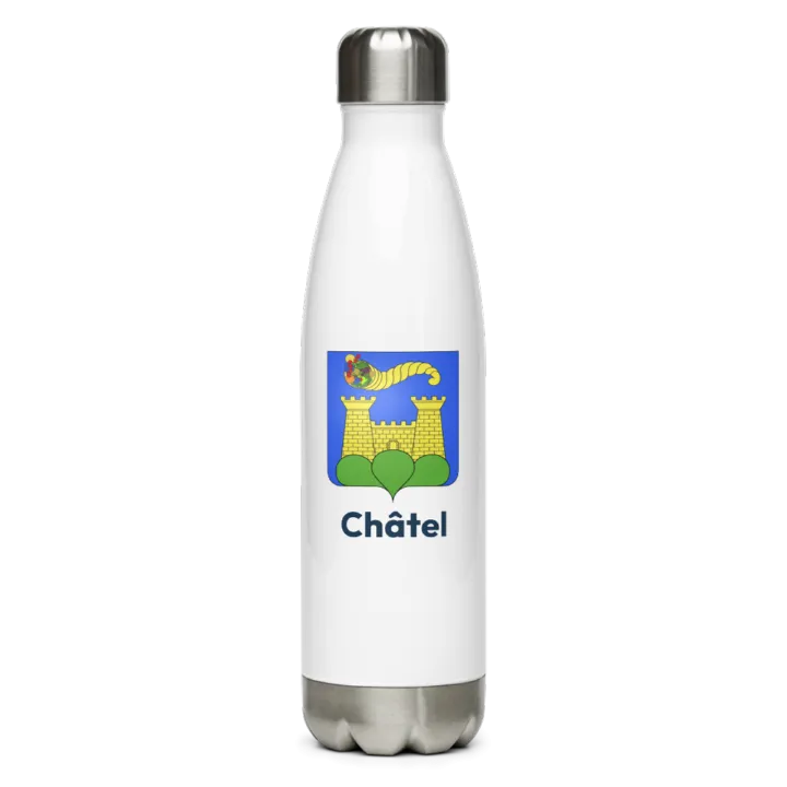 Gourde inox blason de Châtel