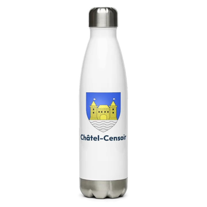 Gourde inox blason de Châtel-Censoir