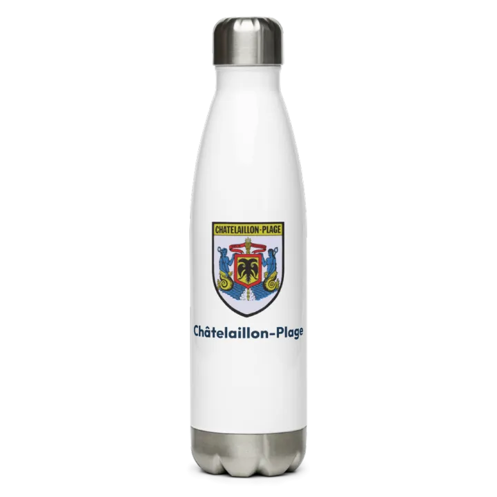 Gourde inox blason de Châtelaillon-Plage