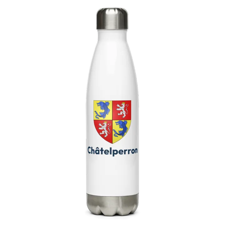 Gourde inox blason de Châtelperron