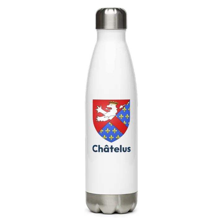 Gourde inox blason de Châtelus