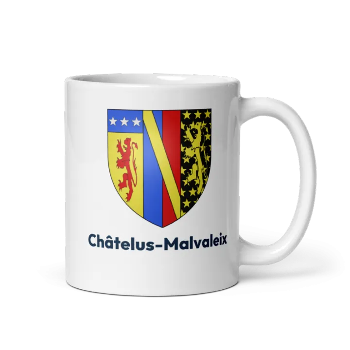 Mug blason de Châtelus-Malvaleix