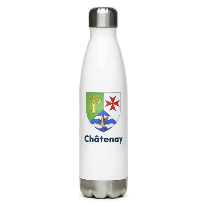 Gourde inox blason de Châtenay