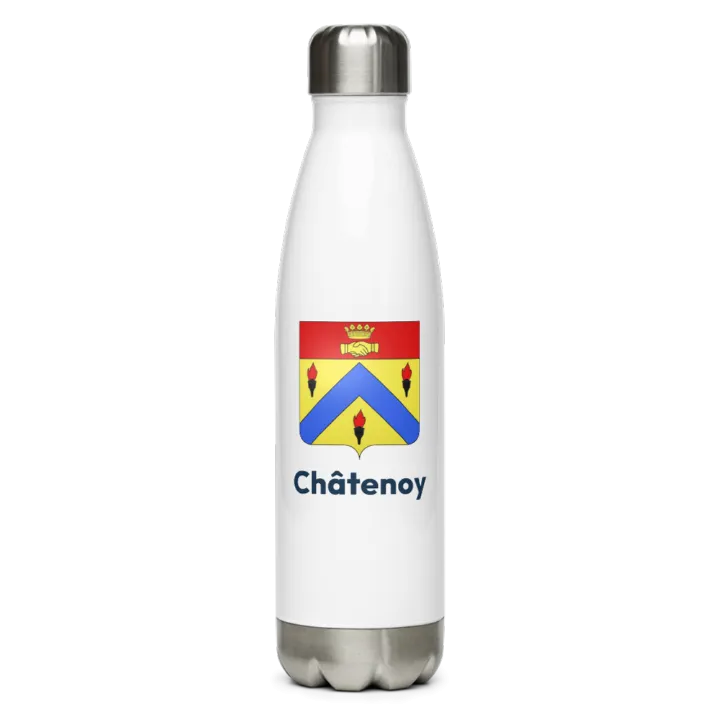 Gourde inox blason de Châtenoy