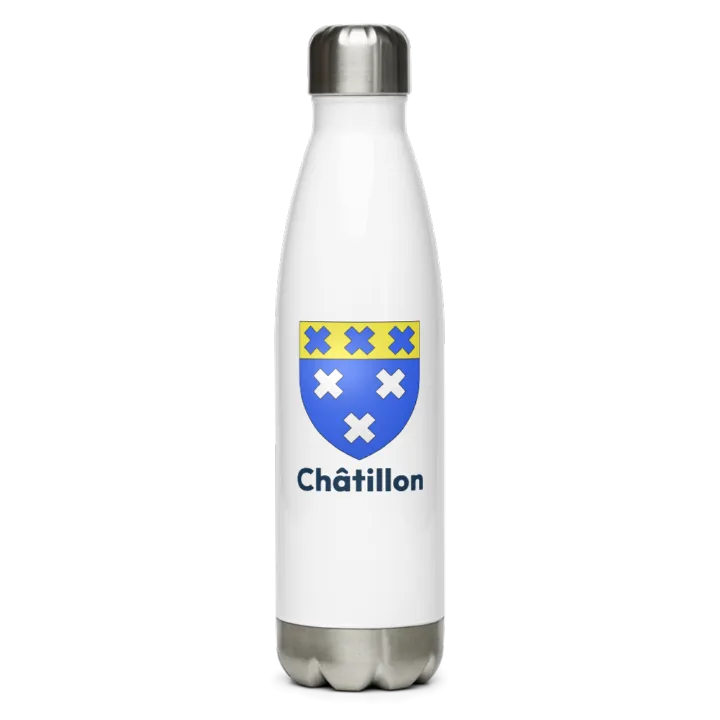 Gourde inox blason de Châtillon