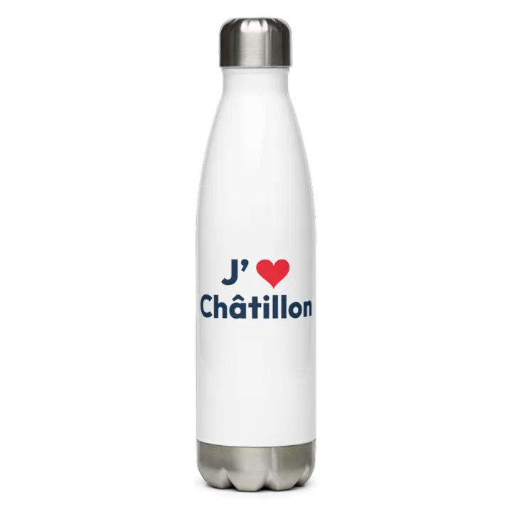 Gourde inox « J’❤ Châtillon »