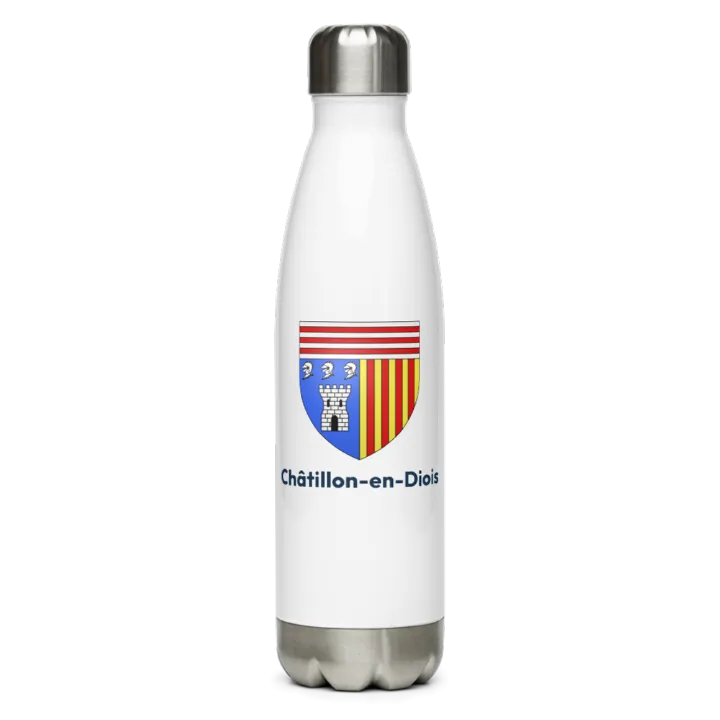Gourde inox blason de Châtillon-en-Diois