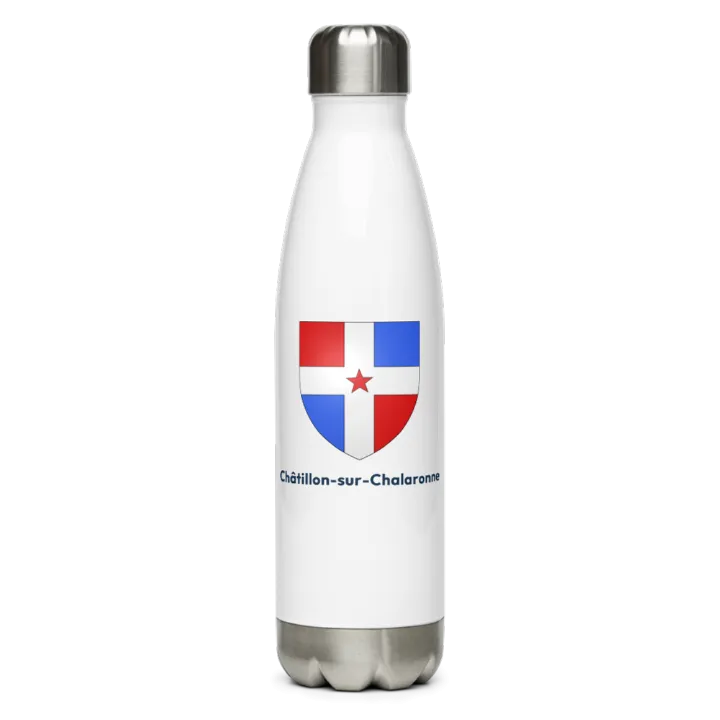 Gourde inox blason de Châtillon-sur-Chalaronne