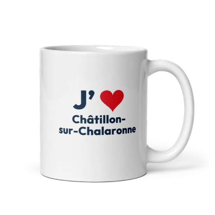 Mug « J’❤ Châtillon-sur-Chalaronne »