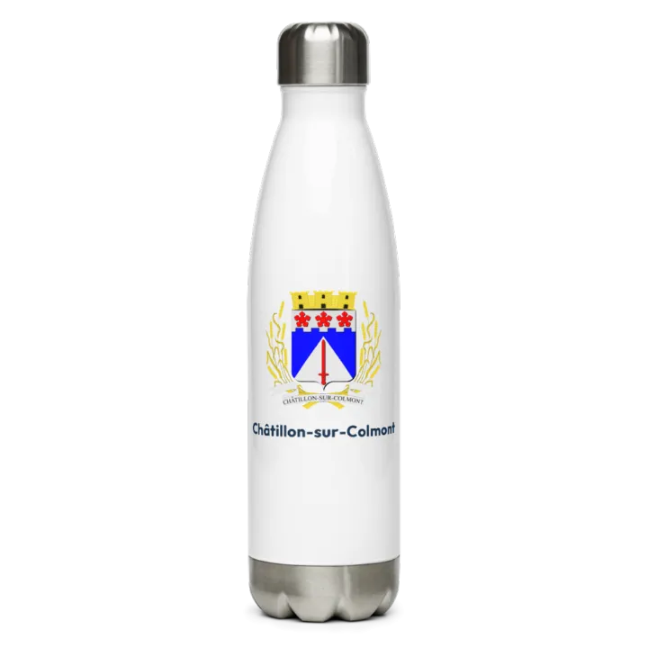 Gourde inox blason de Châtillon-sur-Colmont