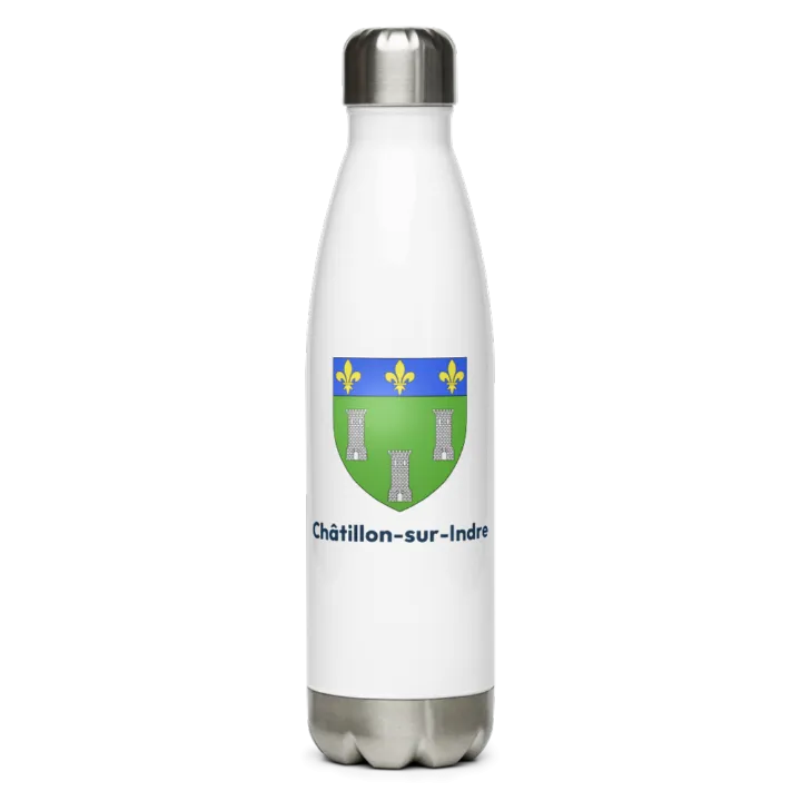 Gourde inox blason de Châtillon-sur-Indre