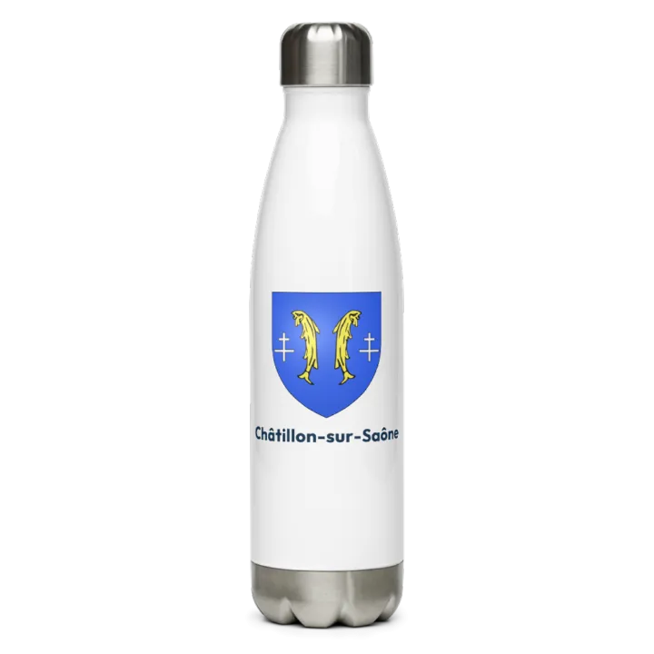 Gourde inox blason de Châtillon-sur-Saône