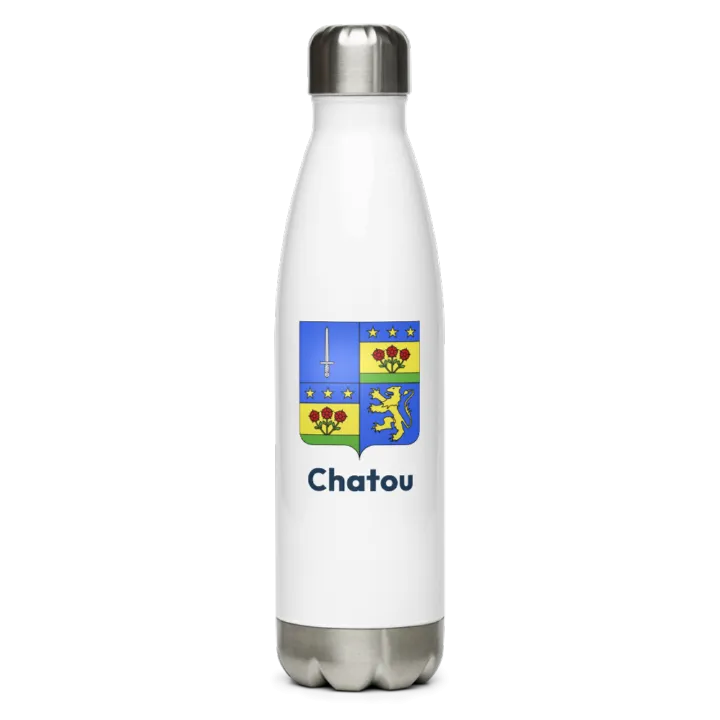 Gourde inox blason de Chatou