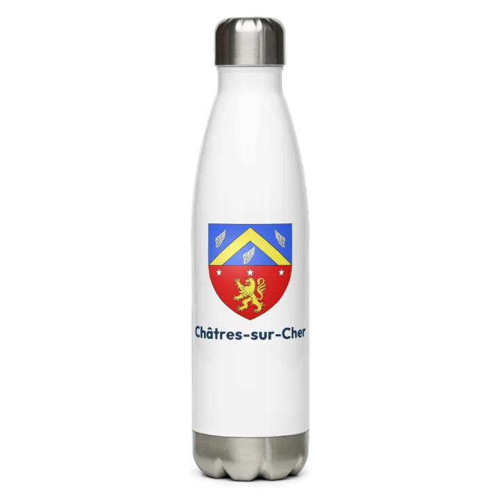 Gourde inox blason de Châtres-sur-Cher