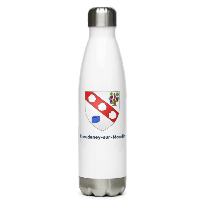 Gourde inox — blason de Chaudeney-sur-Moselle