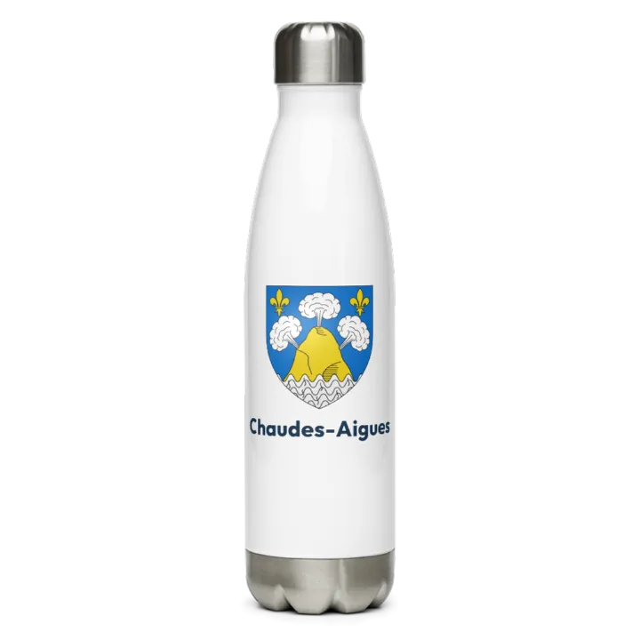 Gourde inox blason de Chaudes-Aigues